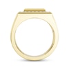 Thumbnail Image 4 of Men's Multi-Diamond Square Frame Ring 1-1/4 ct tw 10K Yellow Gold