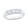 Thumbnail Image 1 of Adore Lab-Grown Diamonds Oval-Cut Five-Stone Anniversary Ring 1 ct tw 14K White Gold