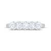 Thumbnail Image 3 of Adore Lab-Grown Diamonds Oval-Cut Five-Stone Anniversary Ring 1 ct tw 14K White Gold