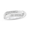 Thumbnail Image 1 of Diamond Two-Row Fashion Ring 1/5 ct tw Sterling Silver