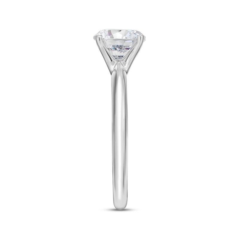 Main Image 2 of Lab-Grown Diamonds Round-Cut Solitaire Engagement Ring 1-1/2 ct tw 14K White Gold (F/SI2)
