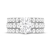 Thumbnail Image 4 of Lab-Grown Diamonds Oval-Cut Bridal Set 5 ct tw 14K White Gold
