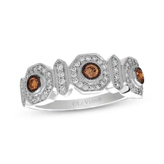 Le Vian Diamond Geometric Ring 3/8 ct tw 14K Vanilla Gold