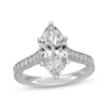 Thumbnail Image 1 of Neil Lane Artistry Heritage Marquise-Cut Lab-Grown Diamond Engagement Ring 3-5/8 ct tw 14K White Gold