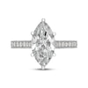 Thumbnail Image 3 of Neil Lane Artistry Heritage Marquise-Cut Lab-Grown Diamond Engagement Ring 3-5/8 ct tw 14K White Gold