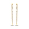 Thumbnail Image 2 of Diamond Double Hoop Earrings 1/4 ct tw 14K Yellow Gold