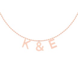 Couple's Initials Necklace