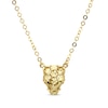 Thumbnail Image 1 of Italian Brilliance Diamond-Cut Panther Necklace 14K Yellow Gold 18"