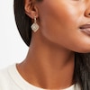 Thumbnail Image 2 of Italian Brilliance Diamond-Cut Dangle Earrings 14K Yellow Gold