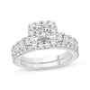 Thumbnail Image 1 of Adore Princess & Round-Cut Diamond Bridal Set 2 ct tw 14K White Gold