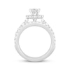 Princess & Round-Cut Diamond Bridal Set 2 ct tw 14K White Gold