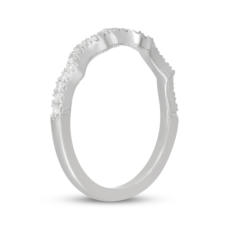 Main Image 2 of Neil Lane Diamond Contour Wedding Band 1/5 ct tw 14K White Gold