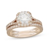 Thumbnail Image 1 of Neil Lane Artistry Round-Cut Lab-Grown Diamond Halo Bridal Set 2-1/4 ct tw 14K Yellow Gold