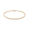 Thumbnail Image 1 of Diamond S-Link Bracelet 3/4 ct tw 10K Yellow Gold 7.25"
