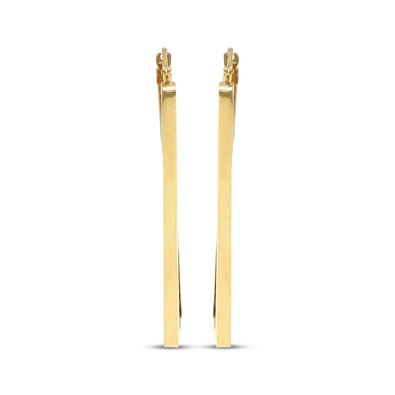 Main Image 2 of Geometric Hoop Earrings 10K Yellow Gold