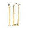 Thumbnail Image 3 of Geometric Hoop Earrings 10K Yellow Gold