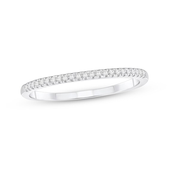 Adore Diamond Wedding Band 1/15 ct tw 10K White Gold
