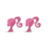 Thumbnail Image 2 of Children's Barbie Pink Enamel Stud Earrings Sterling Silver