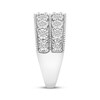 Thumbnail Image 2 of Adore Diamond Two-Row Anniversary Ring 1/2 ct tw 10K White Gold