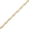 Thumbnail Image 2 of Diamond Swirl Link Bangle Bracelet 1/4 ct tw 10K Yellow Gold 7.5"