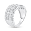 Thumbnail Image 2 of Adore Diamond Four-Row Anniversary Ring 1-7/8 ct tw 10K White Gold