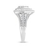 Thumbnail Image 2 of Adore Multi-Diamond Pear Halo Engagement Ring 1 ct tw 10K White Gold