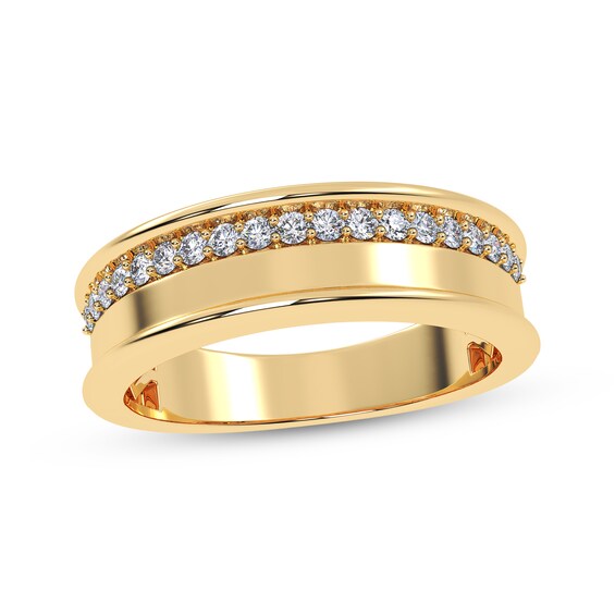 Adore Men's Diamond Wedding Band 1/4 ct tw 14K Yellow Gold