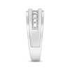 Thumbnail Image 2 of Adore Men's Diamond Wedding Band 1/2 ct tw 10K White Gold
