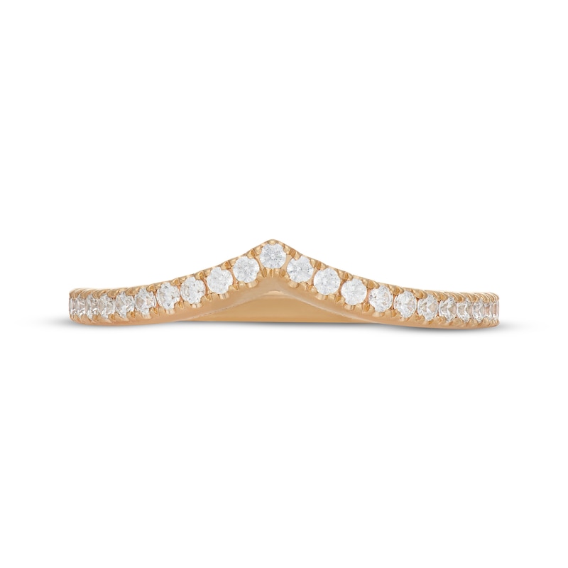 Main Image 9 of Neil Lane Diamond Chevron Wedding Band 1/4 ct tw 14K Yellow Gold