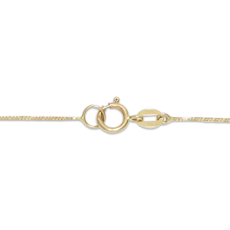 Main Image 3 of "Love" Cursive Necklace 10K Yellow Gold 18"