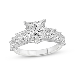 Adore Lab-Grown Diamonds Princess-Cut Engagement Ring 4-1/2 ct tw 14K White Gold
