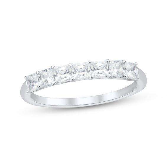 Adore Princess-Cut Diamond Wedding Band 1 ct tw 14K White Gold