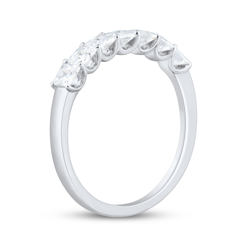 Main Image 2 of Adore Princess-Cut Diamond Wedding Band 1 ct tw 14K White Gold