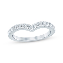 Adore Diamond Chevron Anniversary Ring 1/2 ct tw Platinum