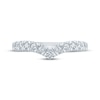 Thumbnail Image 3 of Adore Diamond Chevron Anniversary Ring 1/2 ct tw Platinum