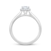 Thumbnail Image 3 of Adore Lab-Grown Diamonds Pear-Shaped Halo Engagement Ring 5/8 ct tw 14K White Gold