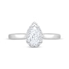 Thumbnail Image 4 of Adore Lab-Grown Diamonds Pear-Shaped Halo Engagement Ring 5/8 ct tw 14K White Gold