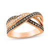 Thumbnail Image 1 of Le Vian Diamond Crossover Ring 7/8 ct tw 14K Strawberry Gold