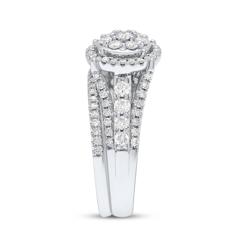 Main Image 2 of Adore Multi-Diamond Bridal Set 1 ct tw 10K White Gold