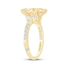 Thumbnail Image 2 of Monique Lhuillier Bliss Marquise-Cut Yellow Lab-Grown Diamond & White Lab-Grown Diamond Engagement Ring 2-5/8 ct tw 18K Yellow Gold