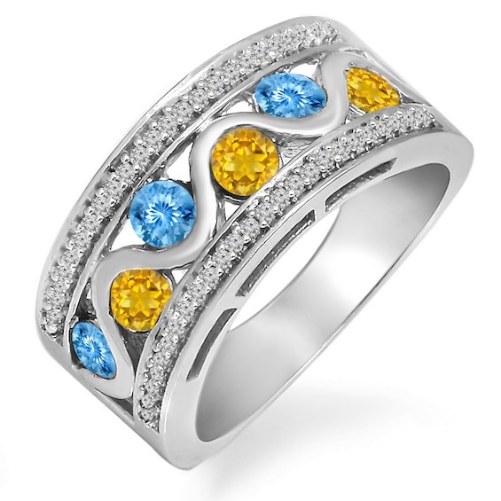 Birthstone Ring (6 Stones)