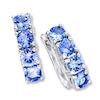 Thumbnail Image 0 of Tanzanite Hoop Earrings Sterling Silver