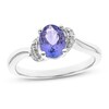 Tanzanite & Diamond Ring 1/20 ct tw Sterling Silver