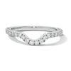 Thumbnail Image 3 of Neil Lane Artistry Lab-Grown Diamond Contour Wedding Band 1/3 ct tw 14K White Gold
