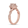 Thumbnail Image 1 of Neil Lane Pear-Shaped Morganite & Diamond Engagement Ring 3/8 ct tw 14K Rose Gold