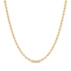 Thumbnail Image 1 of Glitter Rope Chain Necklace 2.4mm Semi-Solid 14K Yellow Gold 18"