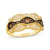 Thumbnail Image 1 of Le Vian Venetian Mosaic Three-Row Diamond Ring 3/4 ct tw 14K Honey Gold