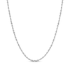 Thumbnail Image 0 of Semi-Solid Rope Chain Necklace 14K White Gold 24"