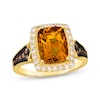 Thumbnail Image 1 of Le Vian Citrine Ring 3/8 ct tw Diamonds 14K Honey Gold