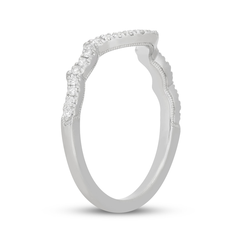 Main Image 8 of Neil Lane Diamond Contour Wedding Band 1/5 ct tw 14K White Gold